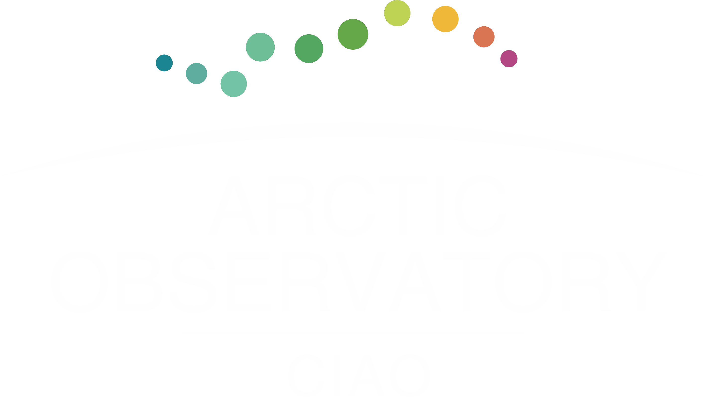 Arctic Observatory logo transparent white